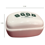 Porta jabón jabonera con tapa