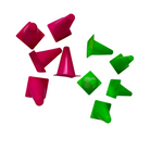 SET X 10 CONOS DE 15 CM DEPORTIVOS