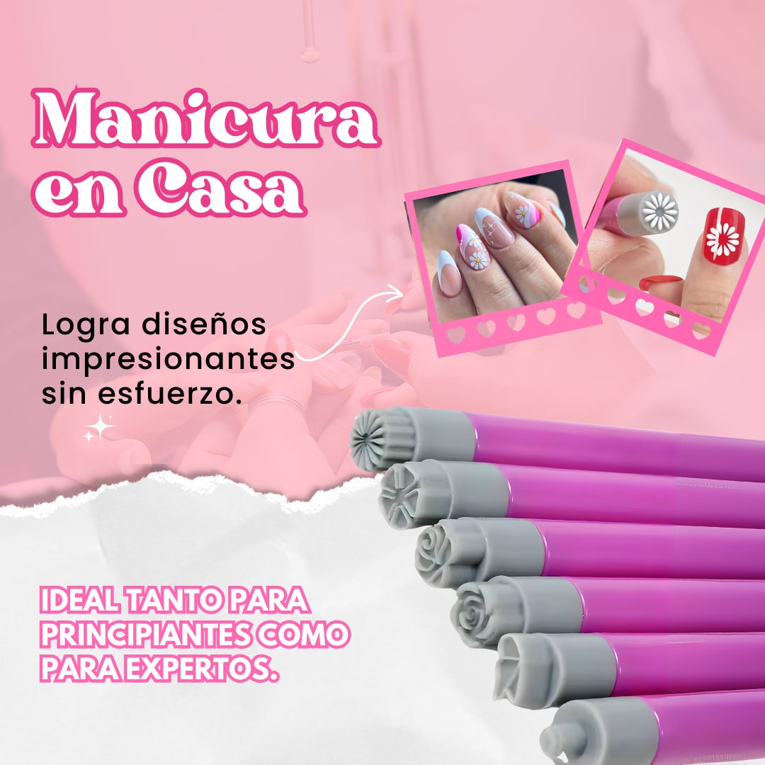 Set Pincel para Uñas X 6 DP