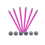 Set Pincel para Uñas X 6 DP