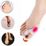 Corrector de Juanetes Hallux Valgus(™) de silicona, para el día y la noche.