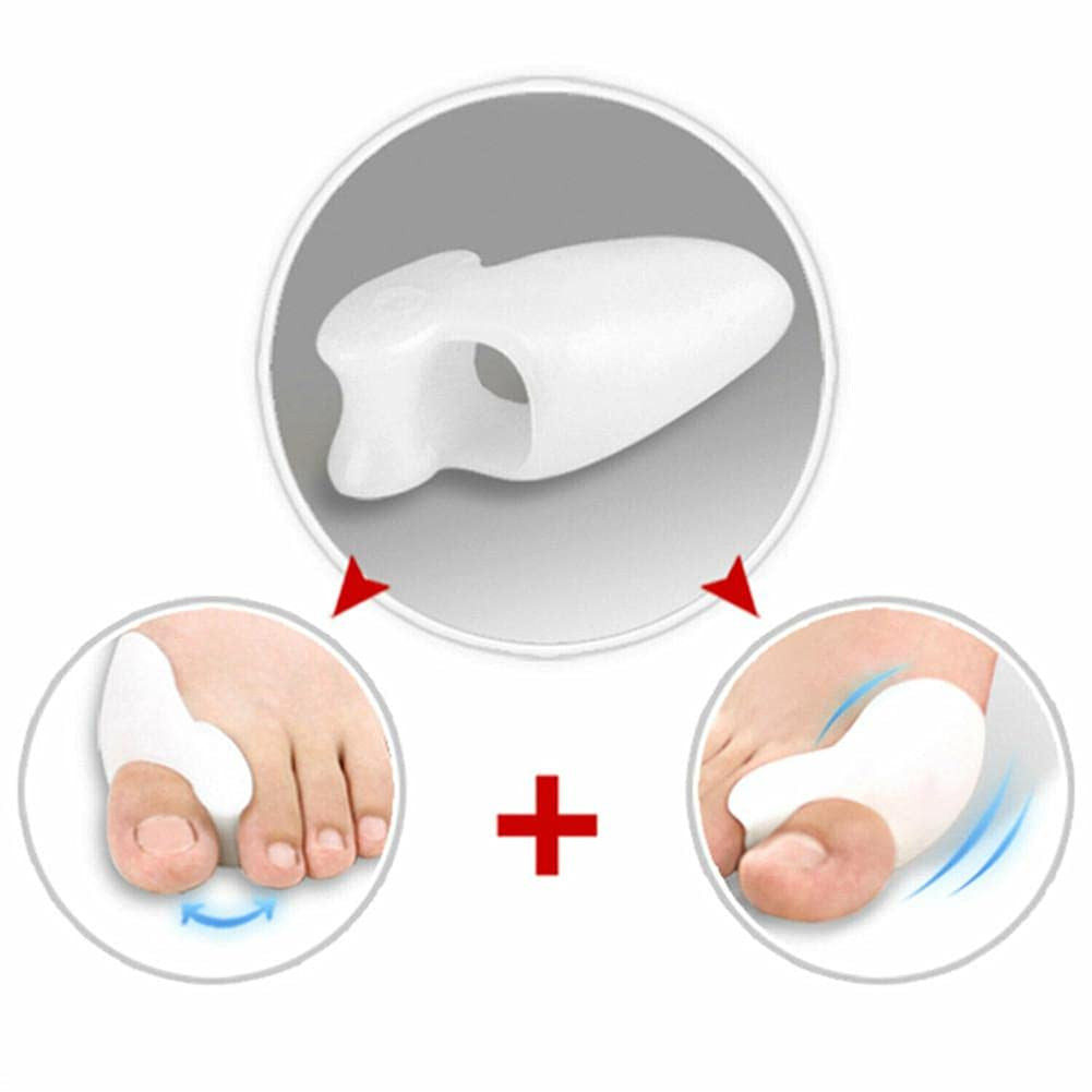 Corrector de Juanetes Hallux Valgus(™) de silicona, para el día y la noche.